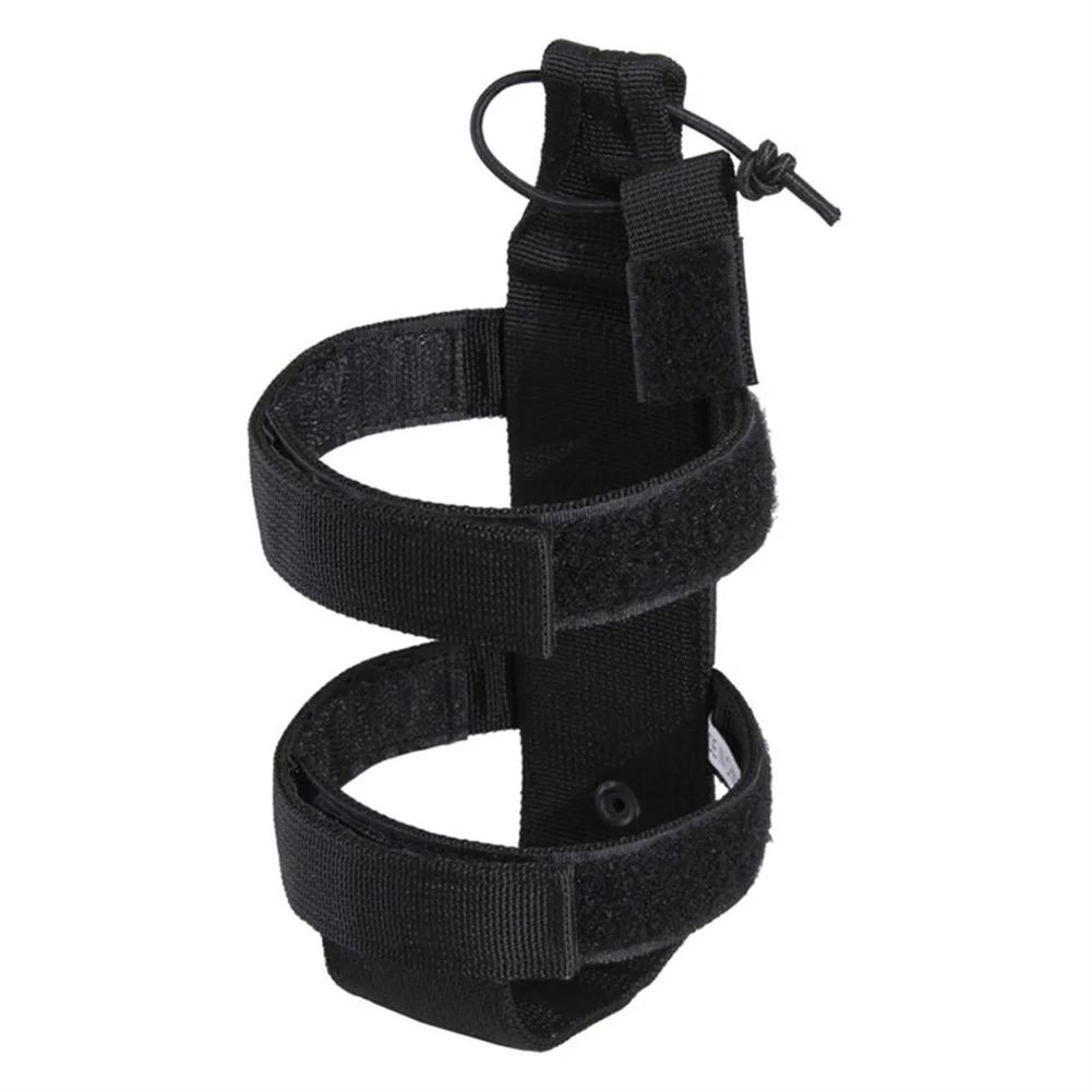 

Brand New Water Bottle Carrier Holder Adjustable Black/Khaki/Army Green Double Layer Hiking Lightweight Outdoors