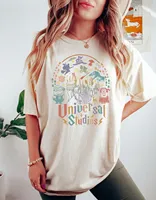 Universal Studios Orlando Shirt Vintage Short Sleeve Trendy Family Trip Gift Shirt Loose Casual Apparel Y2K Top Daily Streetwear