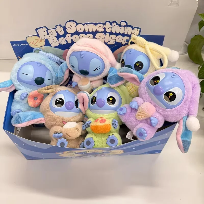 Stitch pelúcia bonito comer série boneca macia brinquedo colecionável dos desenhos animados periférico bonito mochila decoração engraçado chique meninas presentes