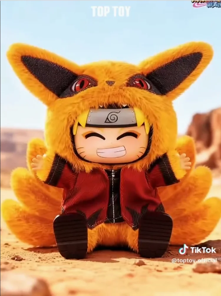 Schlüsselanhänger-Blindbox aus der NARUTO Shippuden Beast Plüsch-Serie – TOPTOY