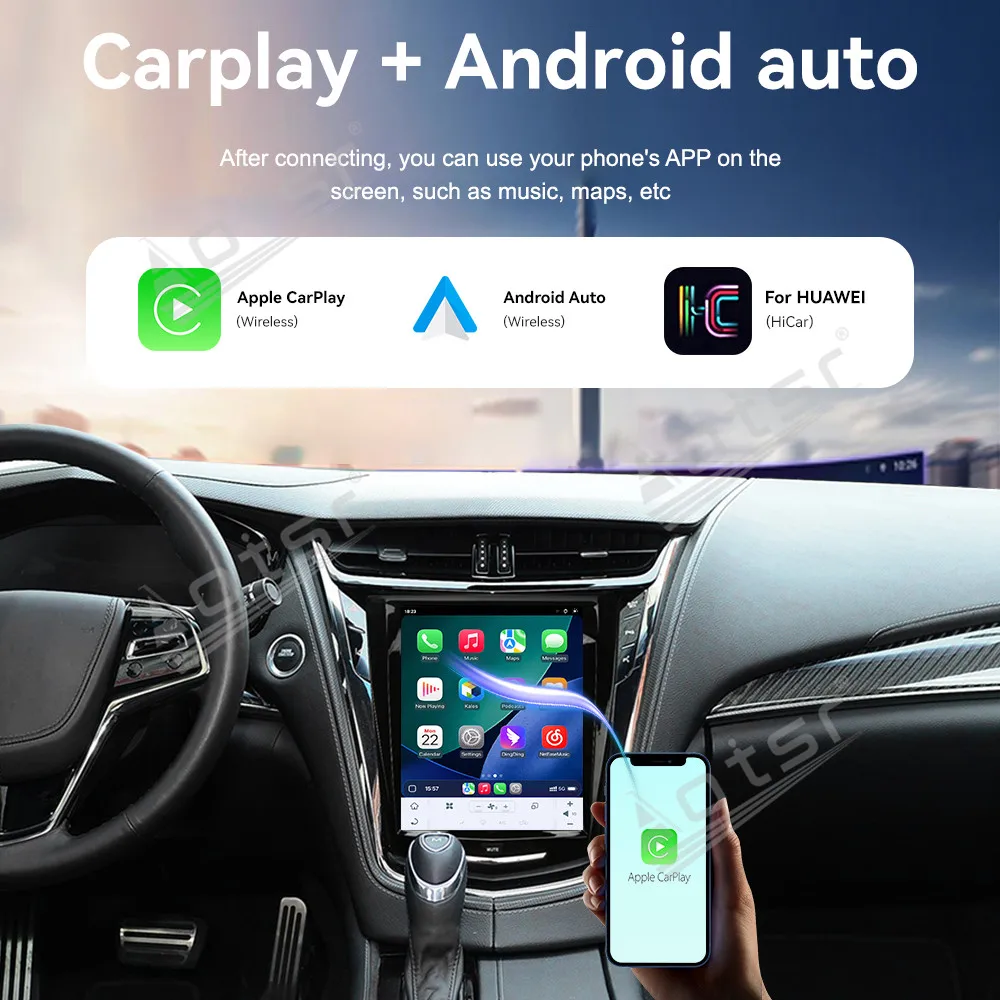 10.5 inch HD Screen Car Radio For Cadillac 2014-2018 Car Multimedia Video Player GPS Navigation Carplay Unit DSP Car Radio WIFI