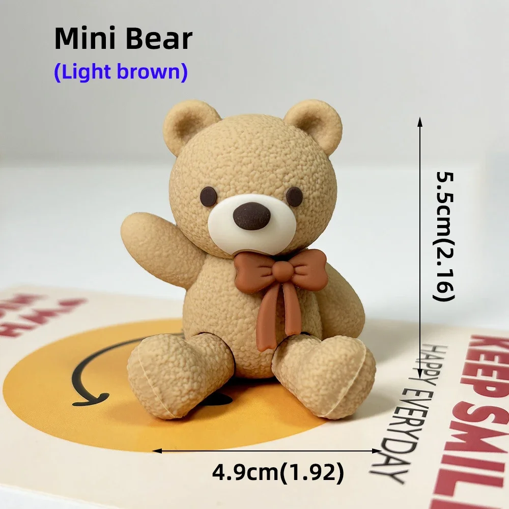 Bärenkugel-Kuchenaufsätze, Teddy-Thema, Mini-Kuchen-Geschenkboxen für Kinder, Dekoration zum 1. Geburtstag, Babyparty-Deko-Set – Detail 22