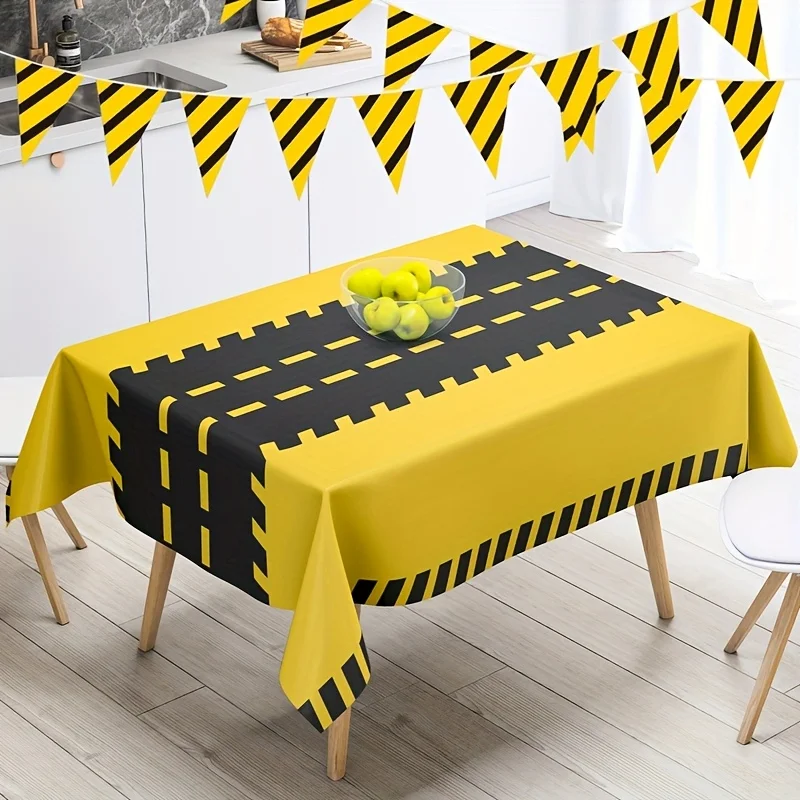 1pc,wedding decorations,summer decoration,garden decor for outside,outdoor decor,Racing Theme Disposable Tablecloth,130*220cm Ra