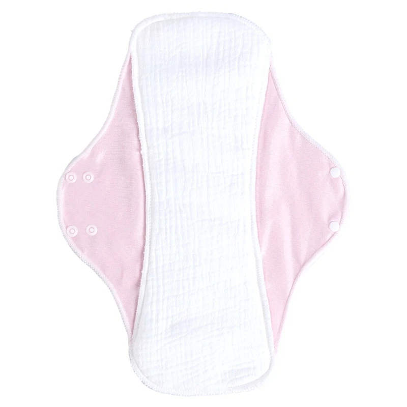 فترة قابلة لإعادة الاستخدام وسادة وسادة السريك مقاومة للطبقة الصحية مناديل لاستخدام الليل النساء #1