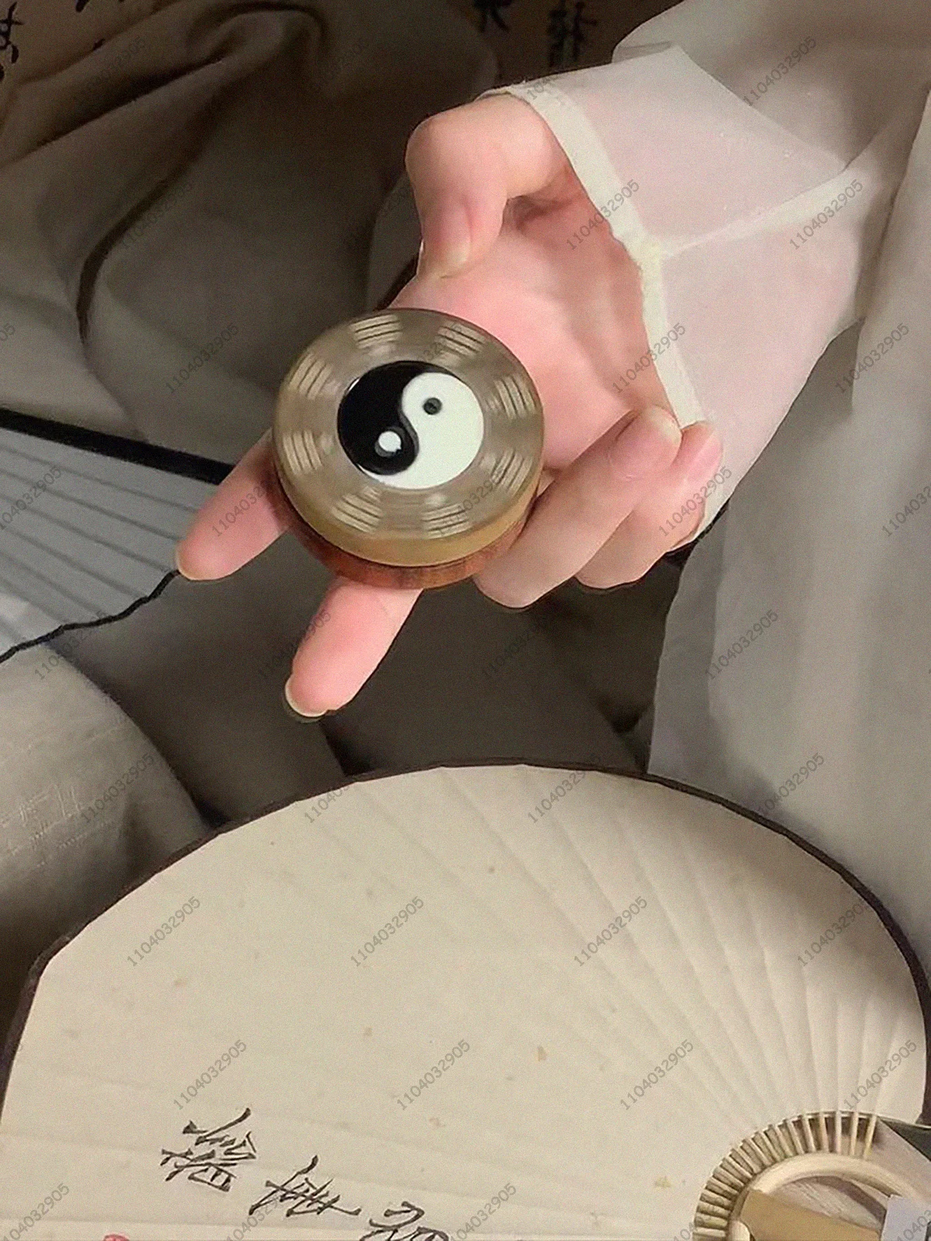 EDC Yin-Yang Fidget Spinner Taichi-Bagua le rotateur à huit diagrammes Fidget Gear Gadget soulagement du Stress jouet Anti-anxiété pour adultes