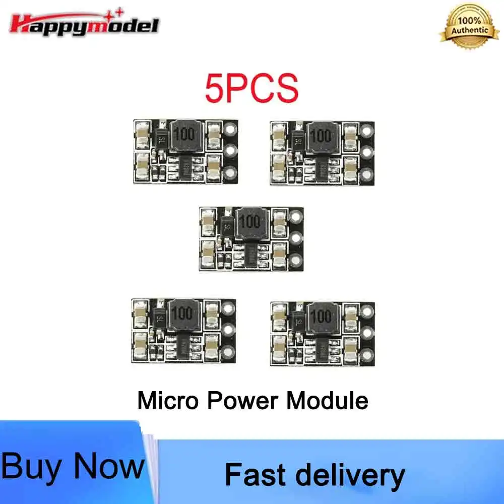 5PCS New DC-DC 3.7V To 5V Step Up Voltage Booster Regulator Micro Power Module for 1S Brushed FPV Tinywhoop Drones DIY Parts
