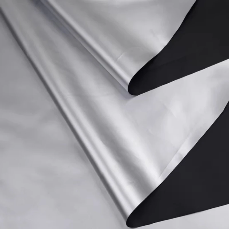 L100cm X W170cm High Density 260T Waterproof Polyester Silver Coated Blackout UV Protection Outdoor Tarp Canopy Awning Shade