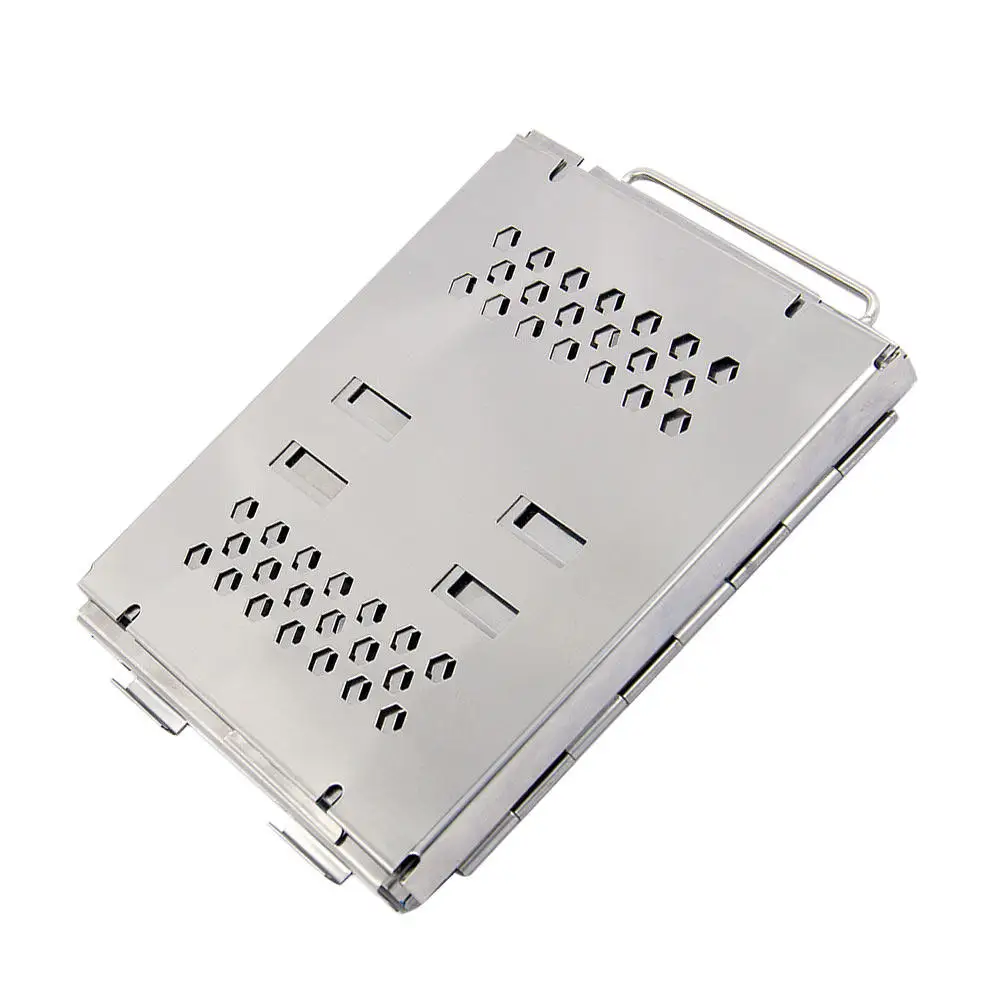 Stainless Steel Portable BBQ Stove for Outdoor Camping Grill with Windshield & Detachable Design