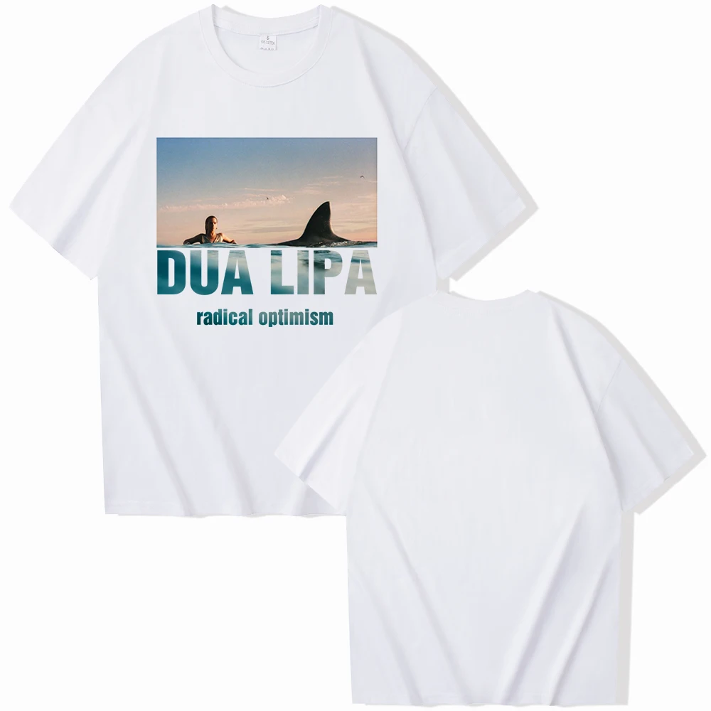 Dua Radical Optimism Lipa Vintage T-shirt O-Neck Short Sleeve Shirts Fans Gift