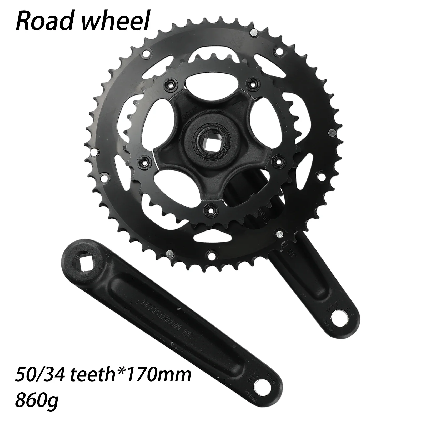

Upgrade your riding experience with the Double Chainwheel set for road bike 3450T Crankset chainset 170mm square taper