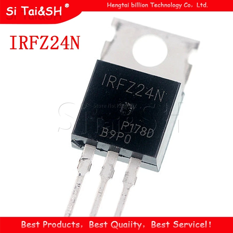 

10PCS IRFZ24N IRFZ24NPBF IRFZ24 Waterproof shell