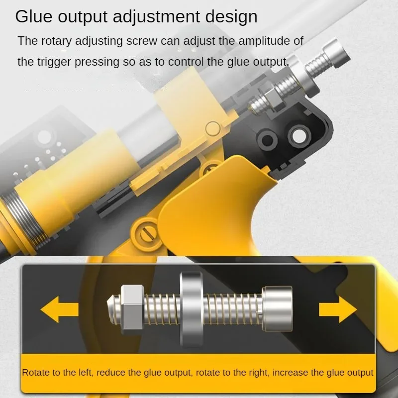 Electric Glue Gun Adjustable Battery Digital Display Cordless Hot Melt Battery Glue Gun Home Power Tools For DIY Festival Gifts