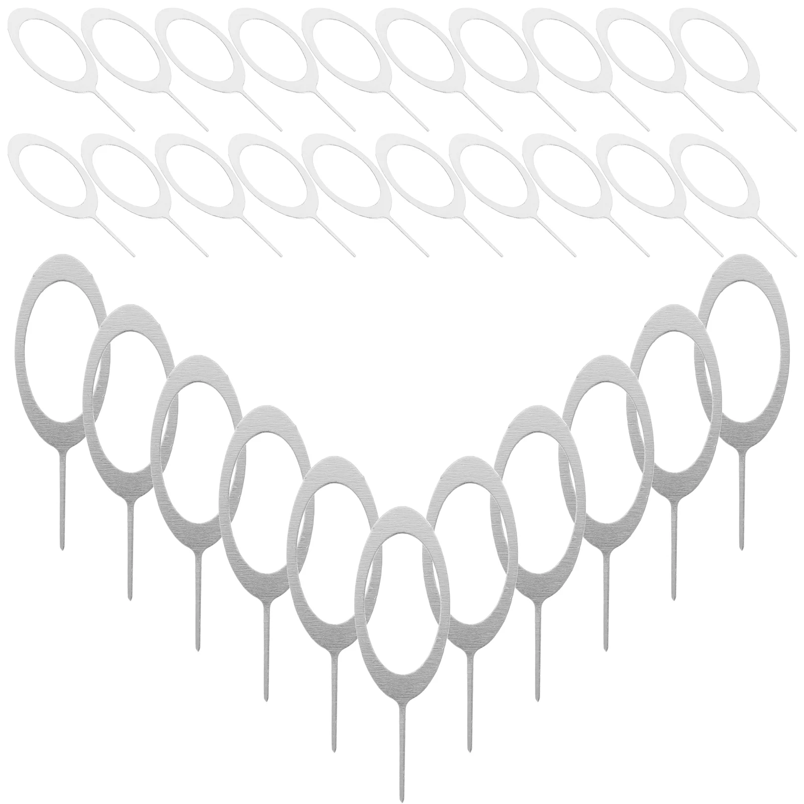 100pcs Universal SIM Card Ejector Pin Reliable SIM Tray Removal Tool Small and Card Needle for Mobile Phones Conven