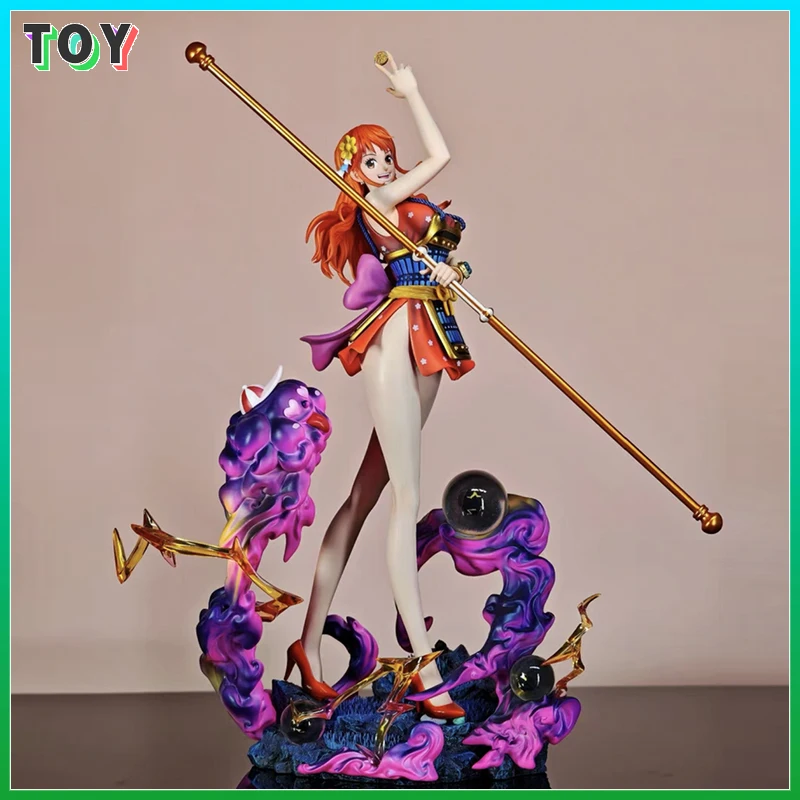 

One Piece Nami GK Figure Ghost Island Samurai Anime Collectible Desktop Decoration Two-Dimensional Gift Action Toy Model