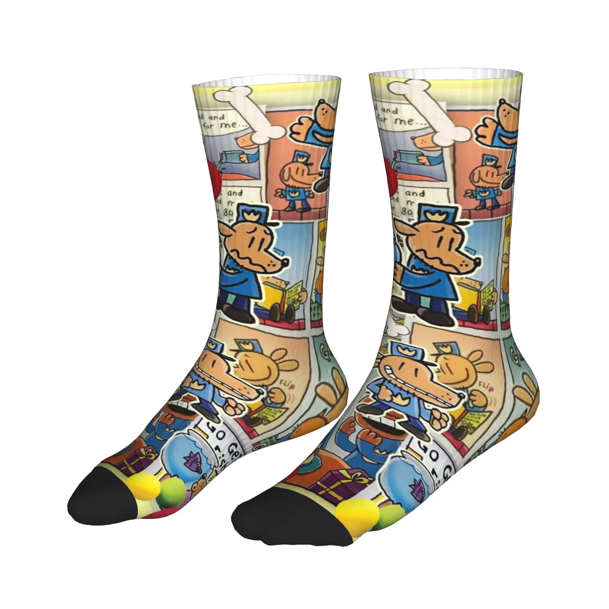 

All Seasons Stockings Dog Man Dogman Movie 2025 Comic Sport Socks Crazy Middle Tube Socks for Men Women Birthday Present
