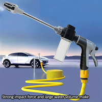Long handle high pressure car wash gun set car foam gun spray water gun, garden watering hose nozzle sprinkler