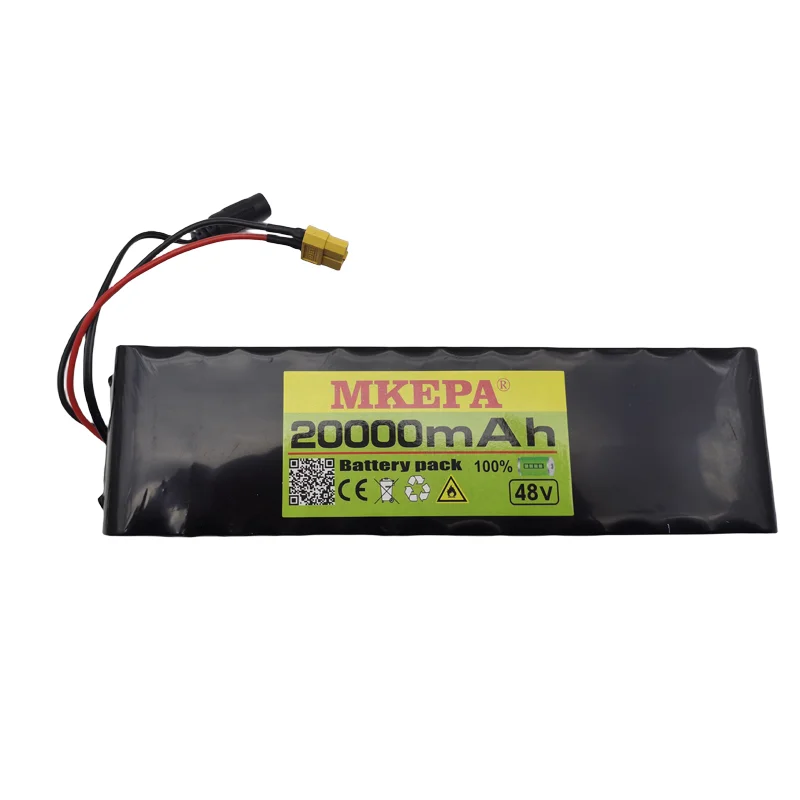 13S2P 48V 20Ah Electric Scooter Battery Pack 18650 Lithium Ion Battery 1000w Electric Scooter E-bike Conversion Kit BMS +Charger