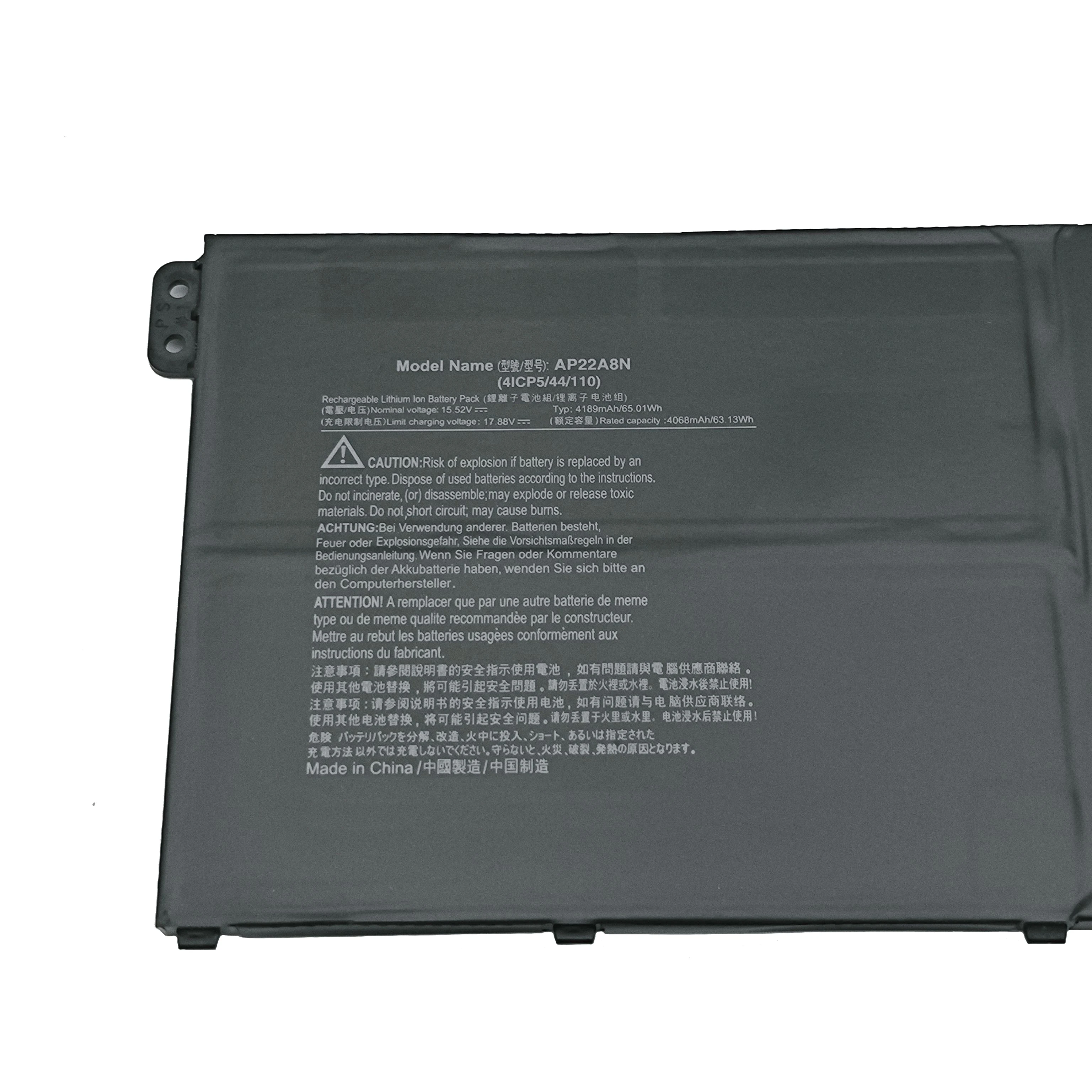 CP Laptop Battery AP22A8N AP22ABN 65WH For Swift Go SFG14-71 SFG14-71T SFG14-72 SFG14-41 TravelMate P2 TMP214-55 TMP214-55-TCO