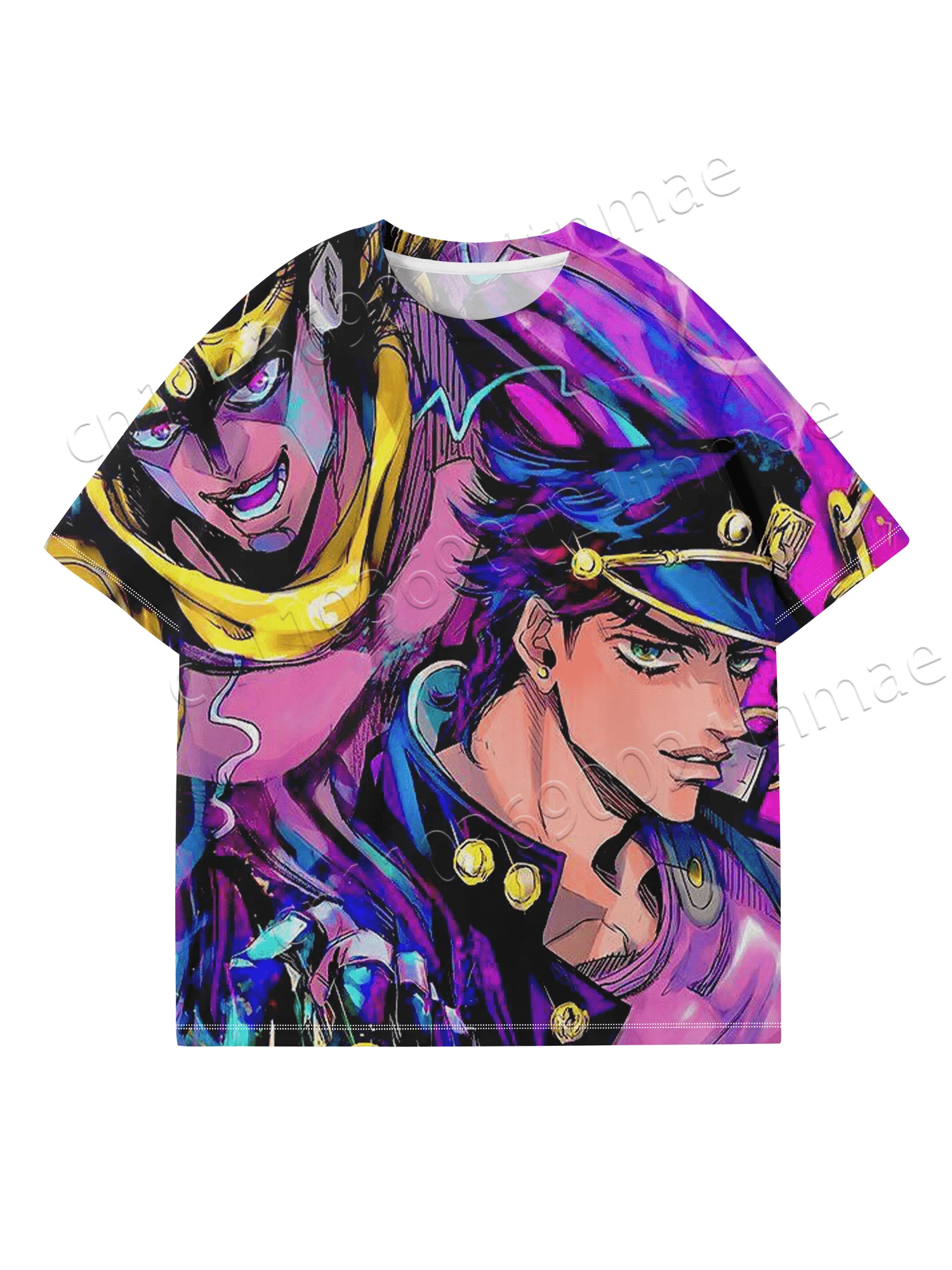 2025 New JoJo's Bizarre Adventure‌ Trendy T-shirt 3D Printed, Fast Drying, Breathable, Adult and Child Double Sizes