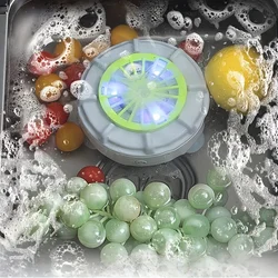 1pc Lazy Home Mini Portable Dishwasher Small Electric Vegetable And Fruit Washing Machine Dishwasher