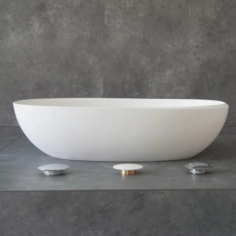 Designer Cabinet Countertop Bathroom Artificial Stone Hand Wash Slim Edge Basin