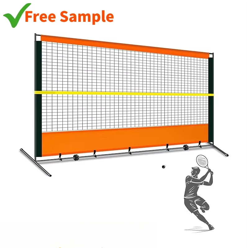 FSports-red reboteador de 12 pies X 6 pies, raqueta de tenis para interiores/exteriores, pelota deportiva, tablero de entrenamiento de Pickleball, equipo de cancha de tenis