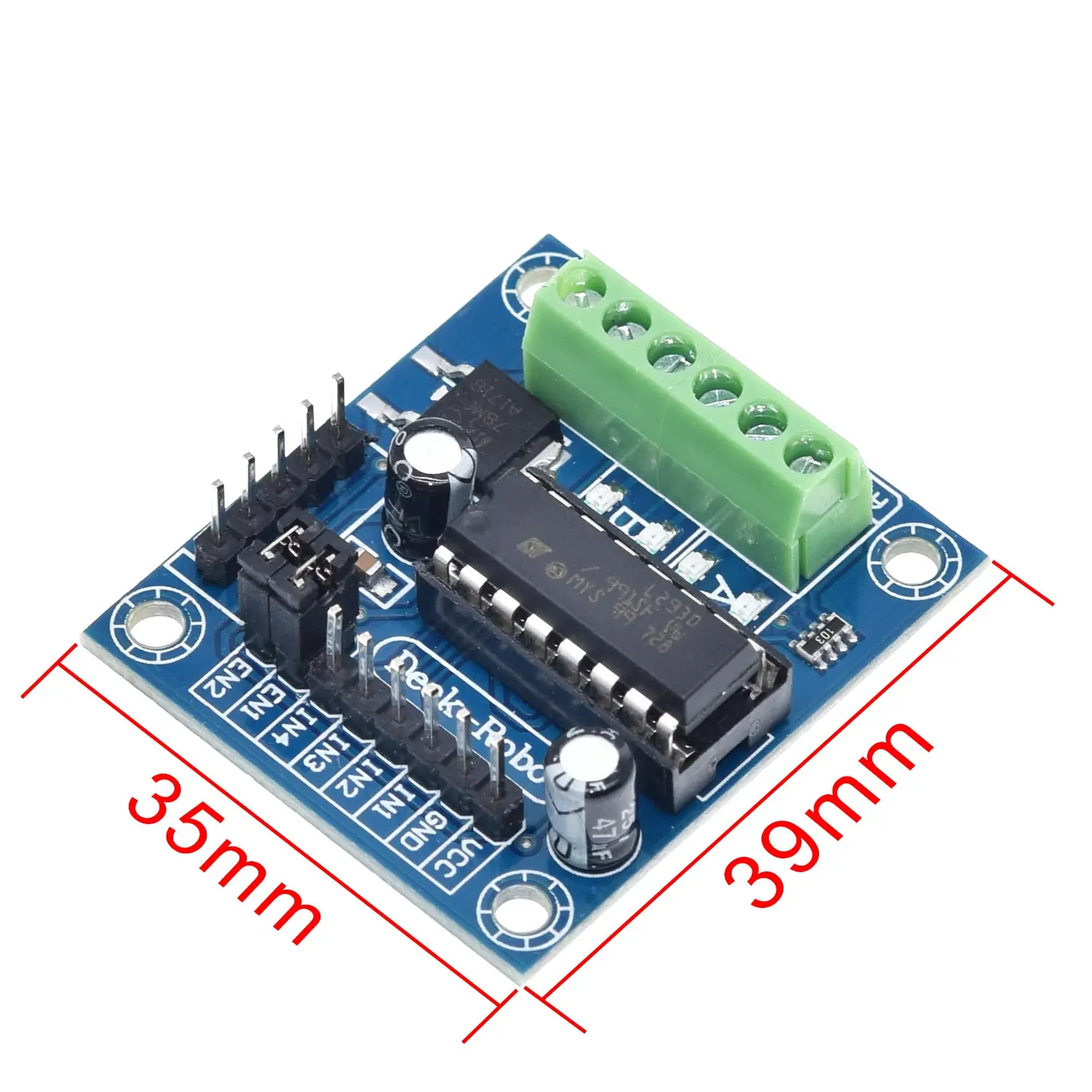 1pcs Mini 4CH 4 Channel Motor Drive Driver Shield L293 L293D Expansion Board Module