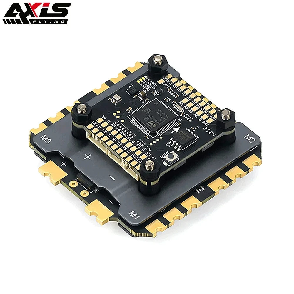 SkyDElAxisflying Argus ECO F405 Flight Tower With 80A / 100A 8Bit / 32bit ESC Stack 4-8S Lipo 30.5X30.5mm For RC FPV Freestyle D
