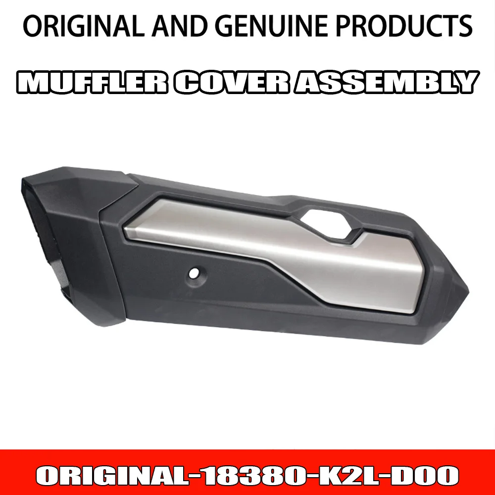 Image of Für Honda ADV350 Auspuffabdeckung Auspuffschutz Xin Da Zhou Honda Auspuffrohrkappe Schornsteinabdeckung Original