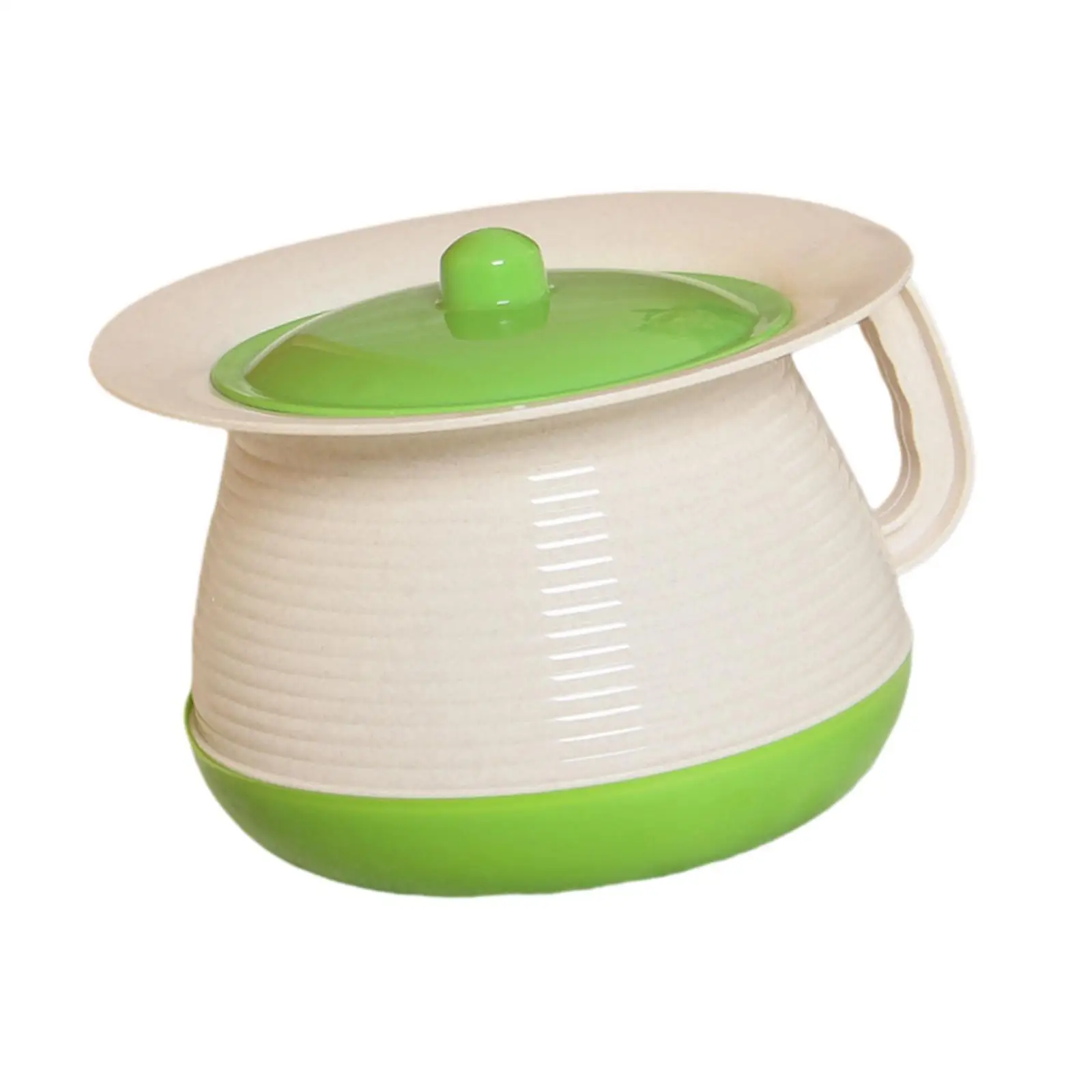 Portable Spittoon with Cover with Handle Multipurpose Urinal Bottle Chamber Pot for Toilet Bathroom Bedroom Home Children