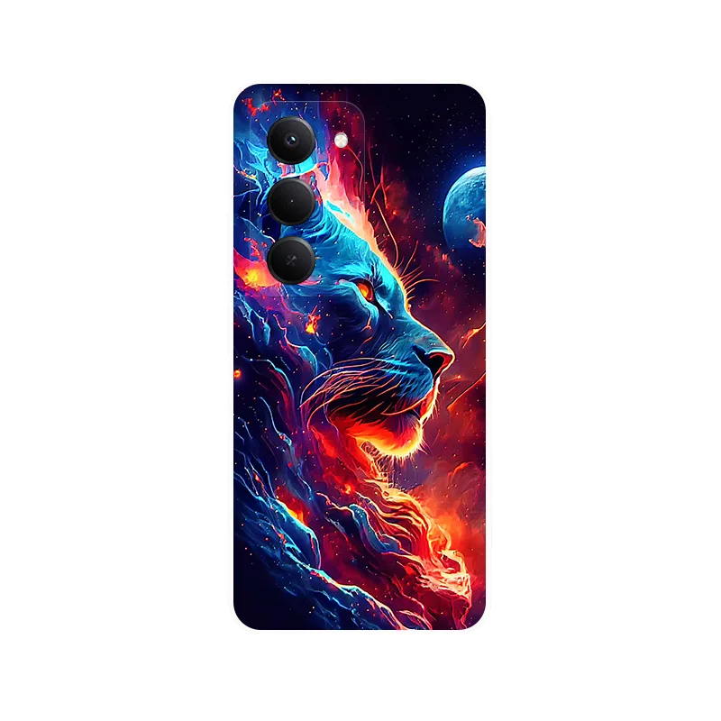 ل العالمي Redmi 15 5G جراب هاتف ليوبارد الباندا مطبوعة غطاء من السيليكون ل Xiaomi Redmi 15 5G لينة الغطاء الخلفي Redmi15 5G Fundas