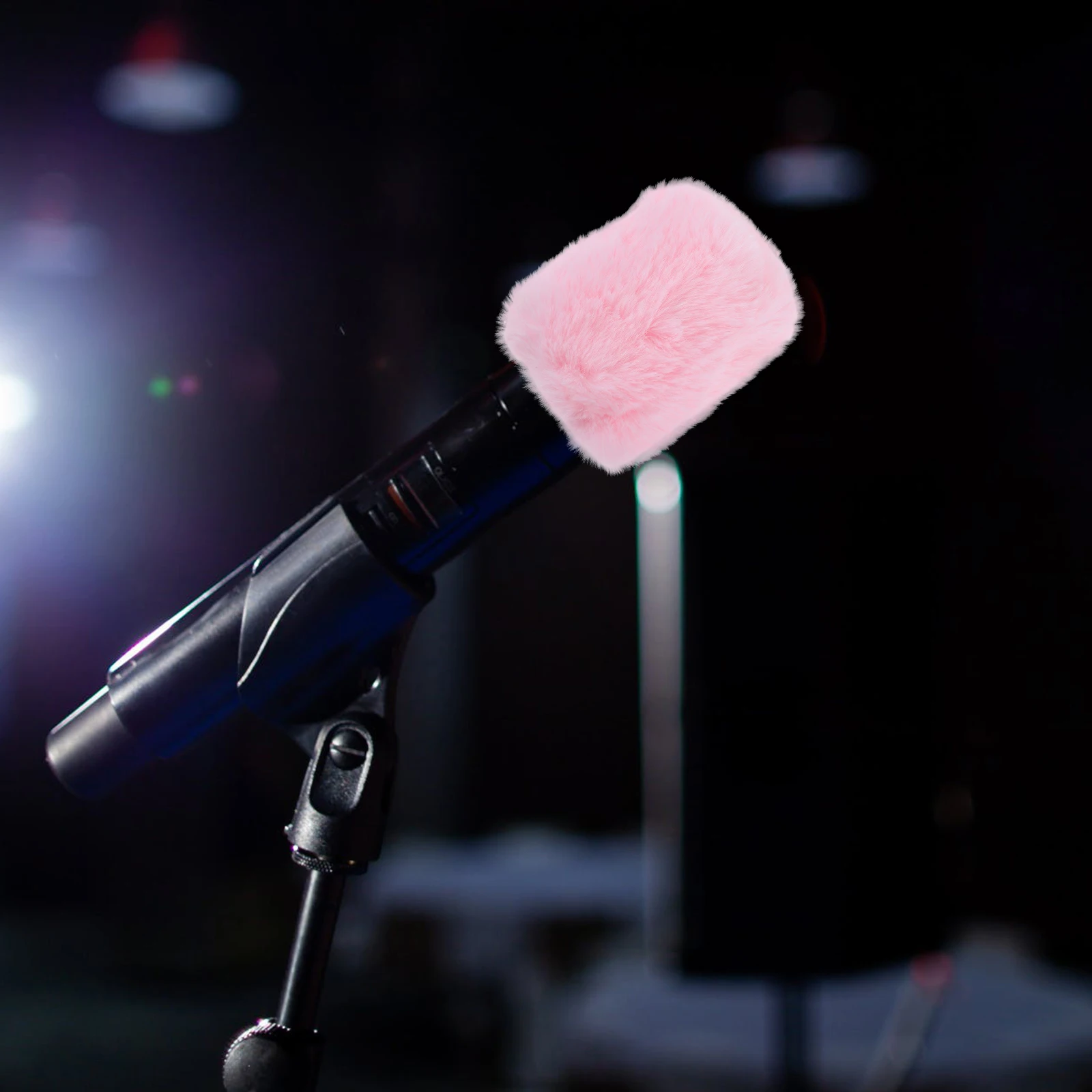 

Windshield Microphone Cover Pink Furry Filter Windscreen Deadcat Artificial for Covers Microphones