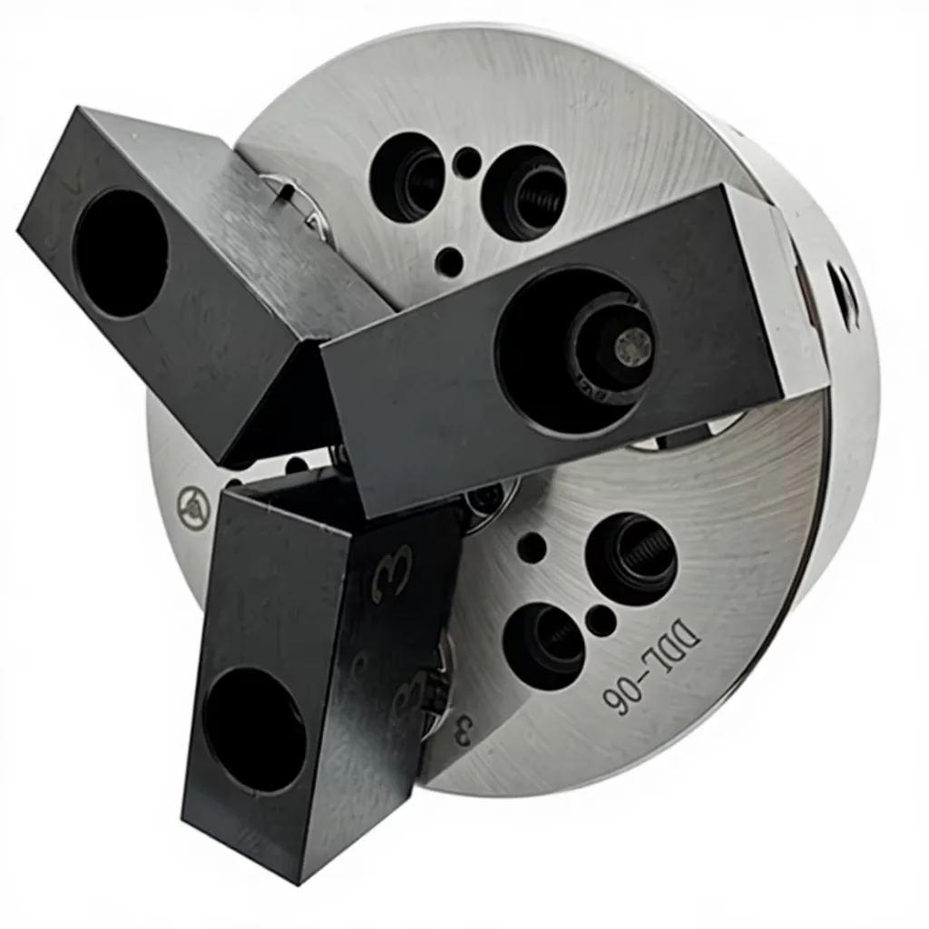 AUTOCHUCK DDL series pull-back three-jaw steel power chuck high-precision 0.01mm hydraulic lathe chuck numerical control turning