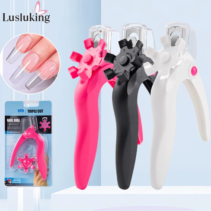 Obcinacz do paznokci w kształcie litery U Akrylowe nożyczki do sztucznych paznokci Obcinacz do paznokci Trymer do manicure z precyzyjnym cięciem Narzędzia do paznokci