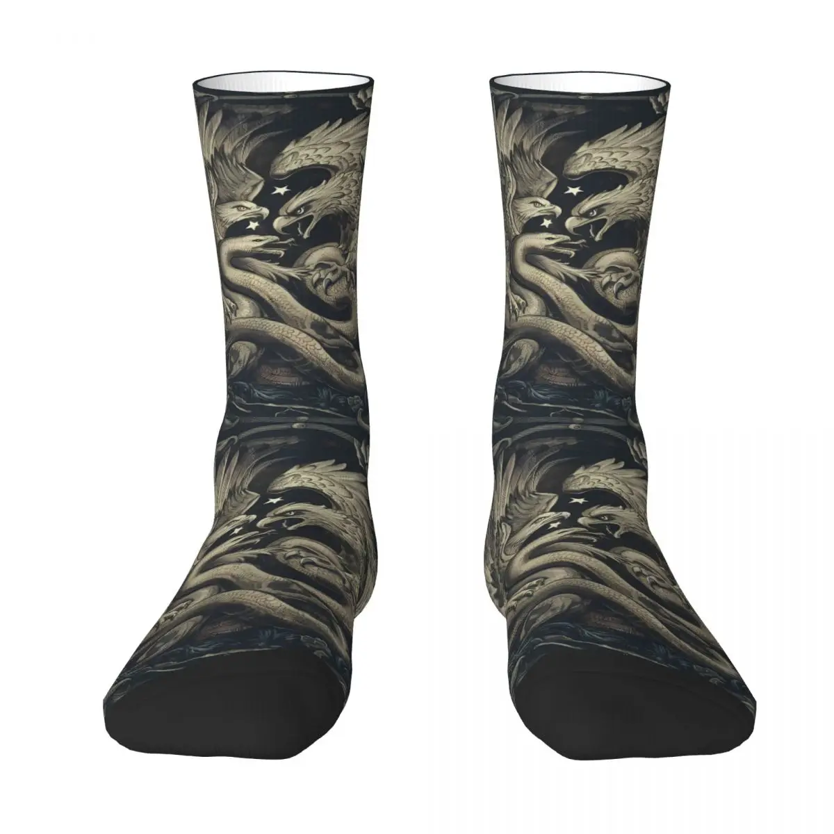 Snake Sock Printed Man Polyester