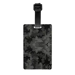 Etiqueta de camuflaje de carbono para equipaje, Maleta de camuflaje militar del ejército, cubierta de privacidad, etiqueta de identificación