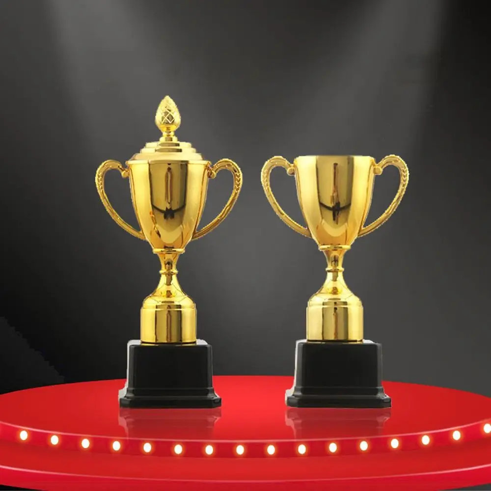 

Children's Award Trophy Plastic Model Golden Mini Prize Cup Craft Souvenirs Competition Prize Winner Award Trophy