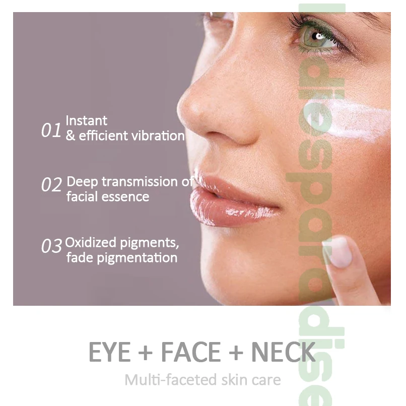 3 في 1 المهنية الموجات فوق الصوتية تدليك الوجه بالموجات فوق الصوتية شد الجلد جهاز الجمال آلة إزالة التجاعيد للجسم الوجه العين #3