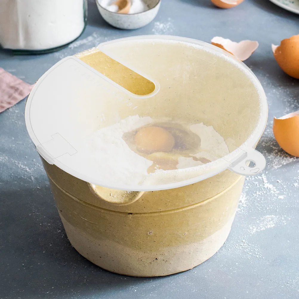 3pcs Hand Mixer Splatter Guard Anti-Splash Covers for Mixing Bowls Kitchen Tool Non-Electric Egg Basin Whisk Cover