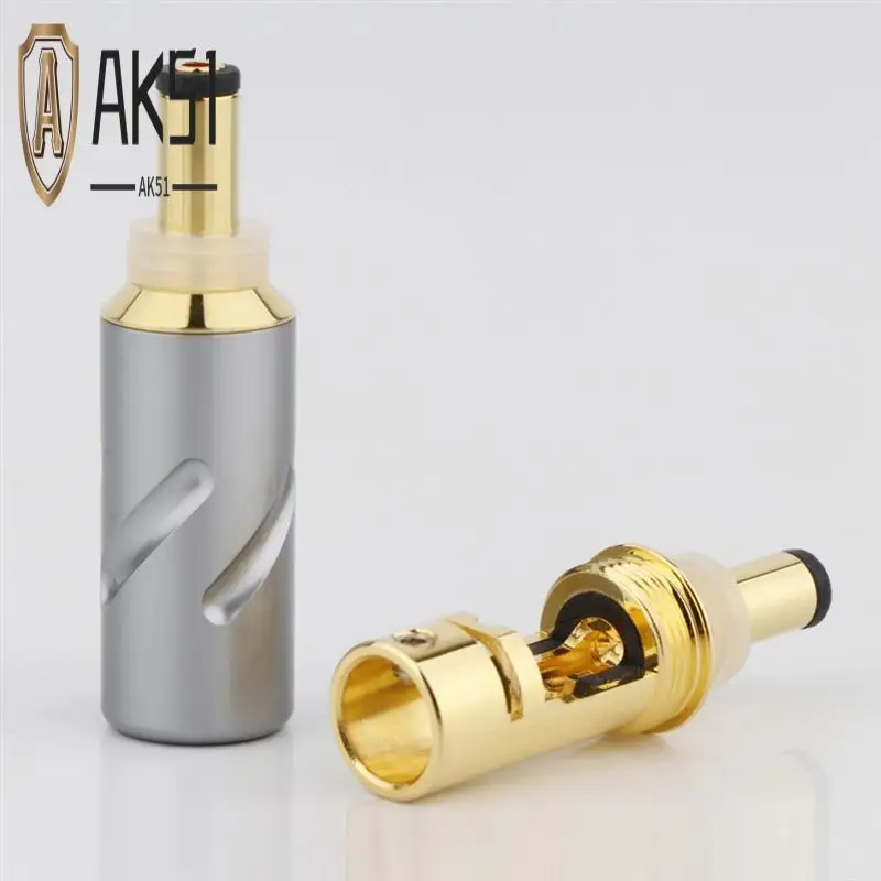 

AK51-Power Connector Jack DC Power Cable Plugs For Hifi Audio Applications DIY