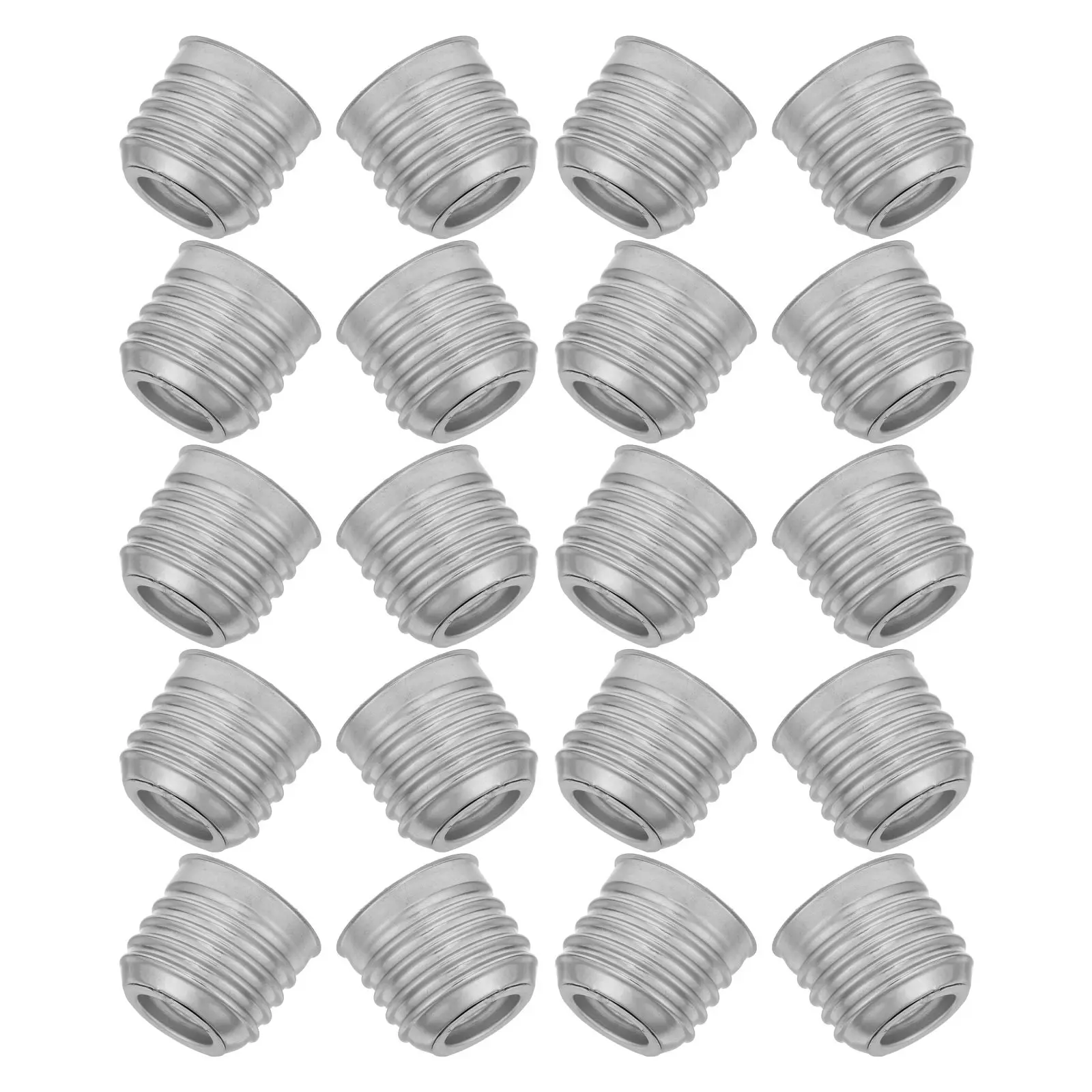 20Pcs E27 to E14 Lamp Socket Reducer Light Fixture Upgrade Adapter DIY Lighting Converter Lampshade Adapter Ring Home Renovation