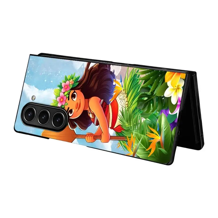 Custodia carina Disney Princess per Samsung Galaxy ZFold7 Z Fold 7 6 5 4 3 ZFold6 ZFold3 ZFold4 ZFold5 Cover posteriore per telefono