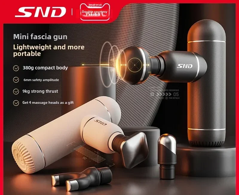 SND mini fascia gun muscle relaxation massager massage mini electric girl small silent neck gun