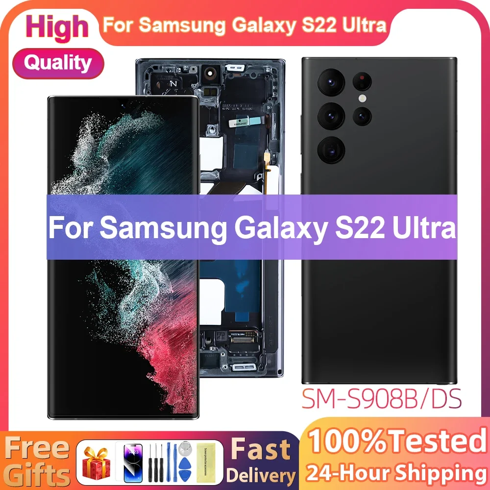 Generic S22 Ultra 5G用プレミアム有機LEDタッチスクリーン 