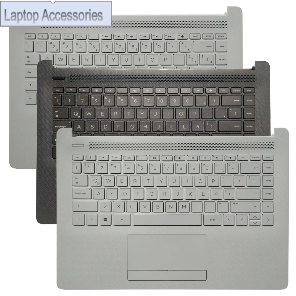 

New Latin/Brazil Keyboard For HP Pavilion 14-CM 14T-CM 14Z-CM14-CK 14-DG 240 245 246 G7 With Palmrest Upper Cover Case Touchpad