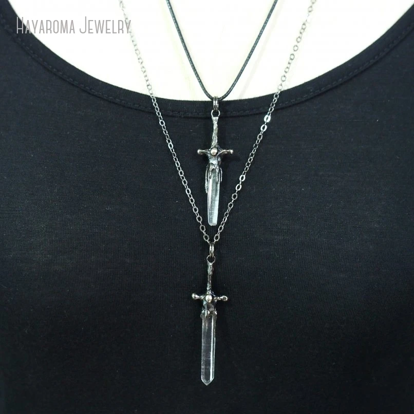 5Pcs Soldered Chain Antique Silver Color Jesus Christian Strength Jewelry Handmade Vintage Necklace NM49548