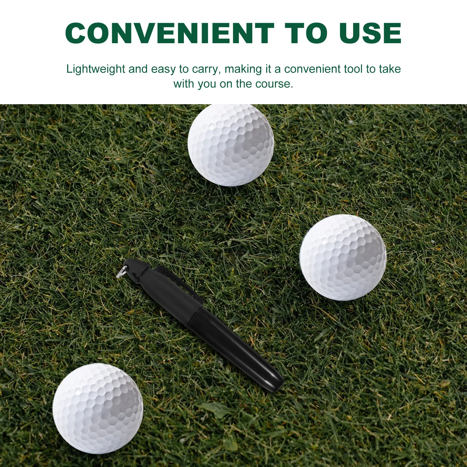 4 قطعة أداة محاذاة كرة الجولف المحمولة الكرة قلم تحديد للوضع الدقيق قابلة لإعادة الاستخدام أداة تحديد الغولف العرض