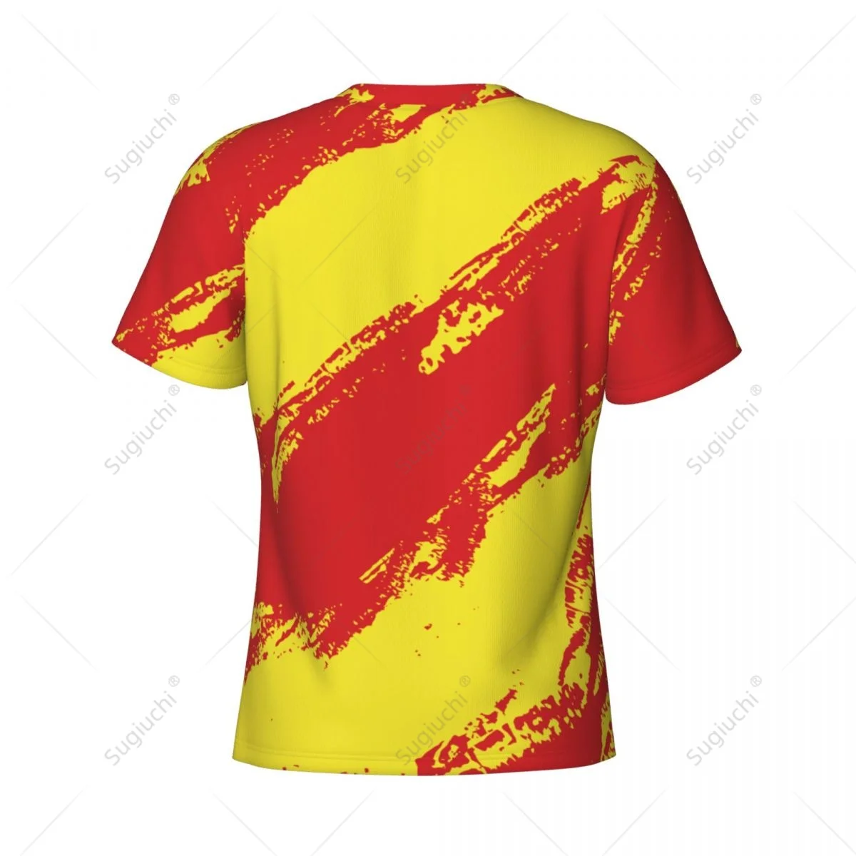 Custom Name Nunber North Macedonia Flag Color Men Tight Sports T-shirt Women Tees jersey For Soccer Football Fans