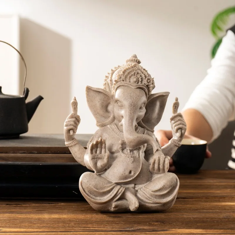 

Feng Shui Elephant Head Home Decoration Statue, Southeast Asian Elephant Head God Statue