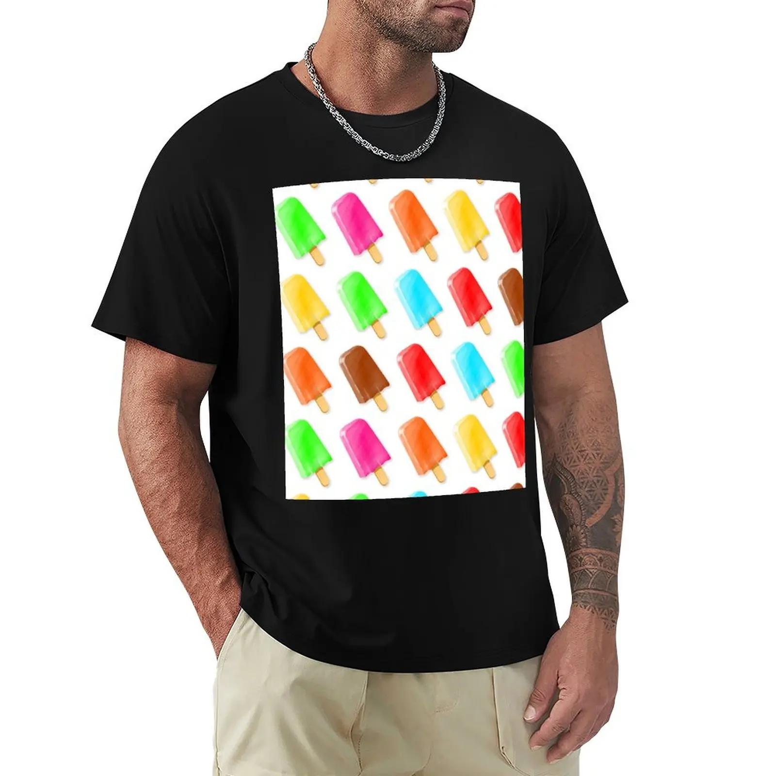 

Popsicles T-Shirt heavyweights blanks aesthetic clothes mens fashion